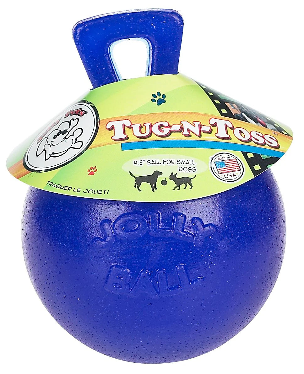 Tug N Toss Ball Blueberry 10"