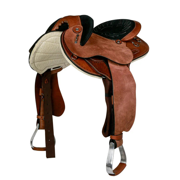 Syd Hill Gibson Half Breed Saddle - SHXP Adjustable Tree - The Trading Stables