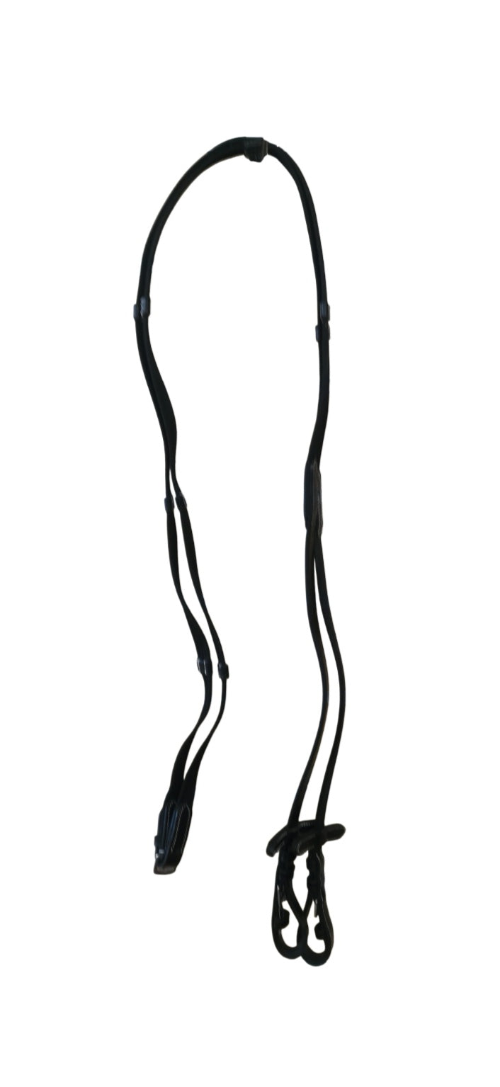 Chetak Ear Cut Bridle White Stitching - The Trading Stables