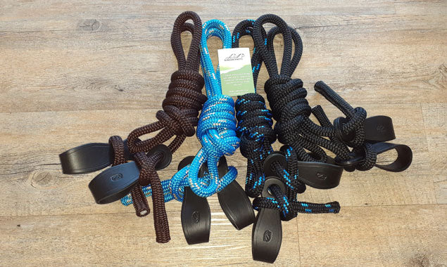 Nungar Knots 3M Reins with Slobber Straps 12mm Yachting Rope