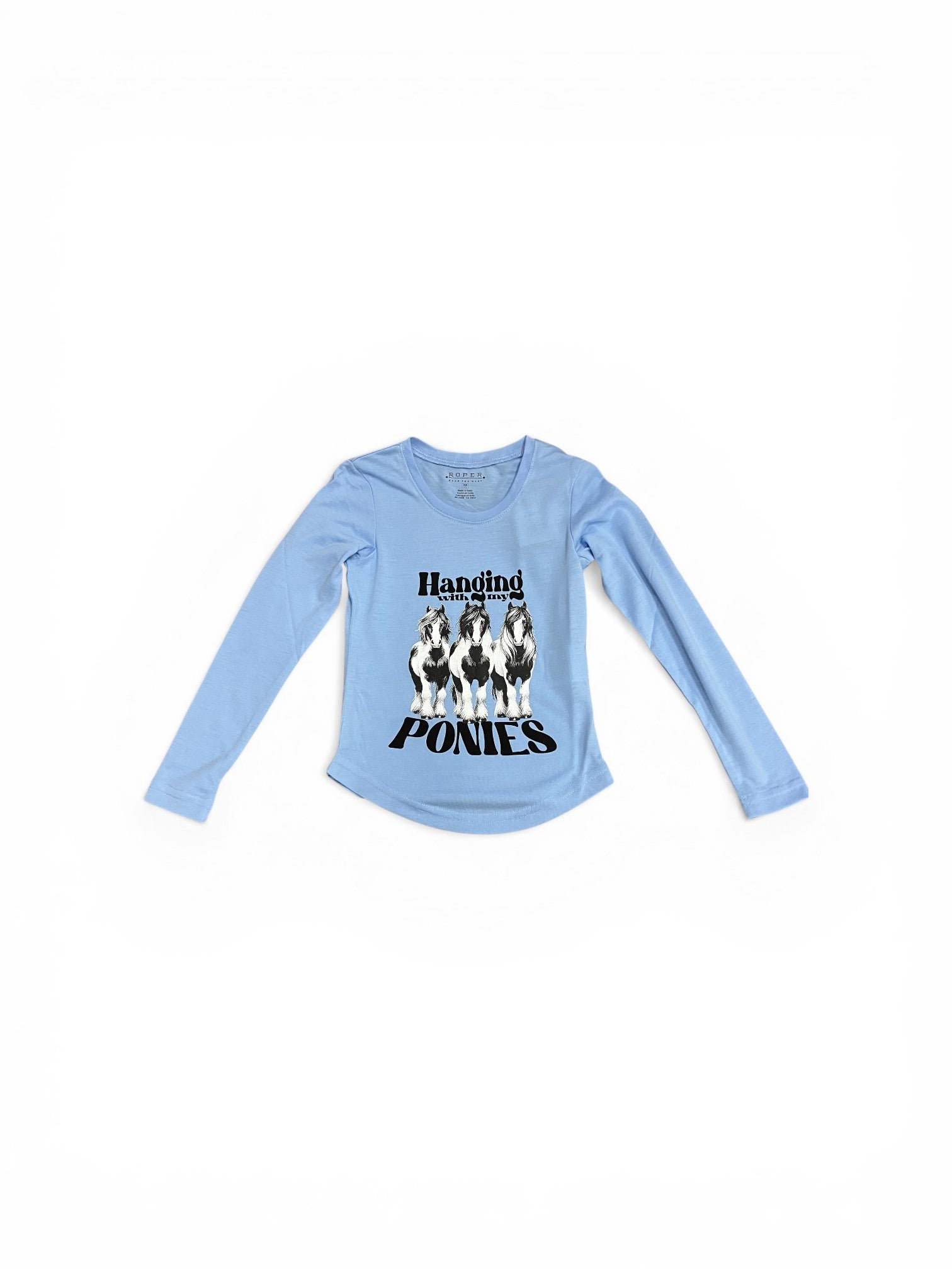 Roper Girl's Five Star Collection L/S Tee - The Trading Stables