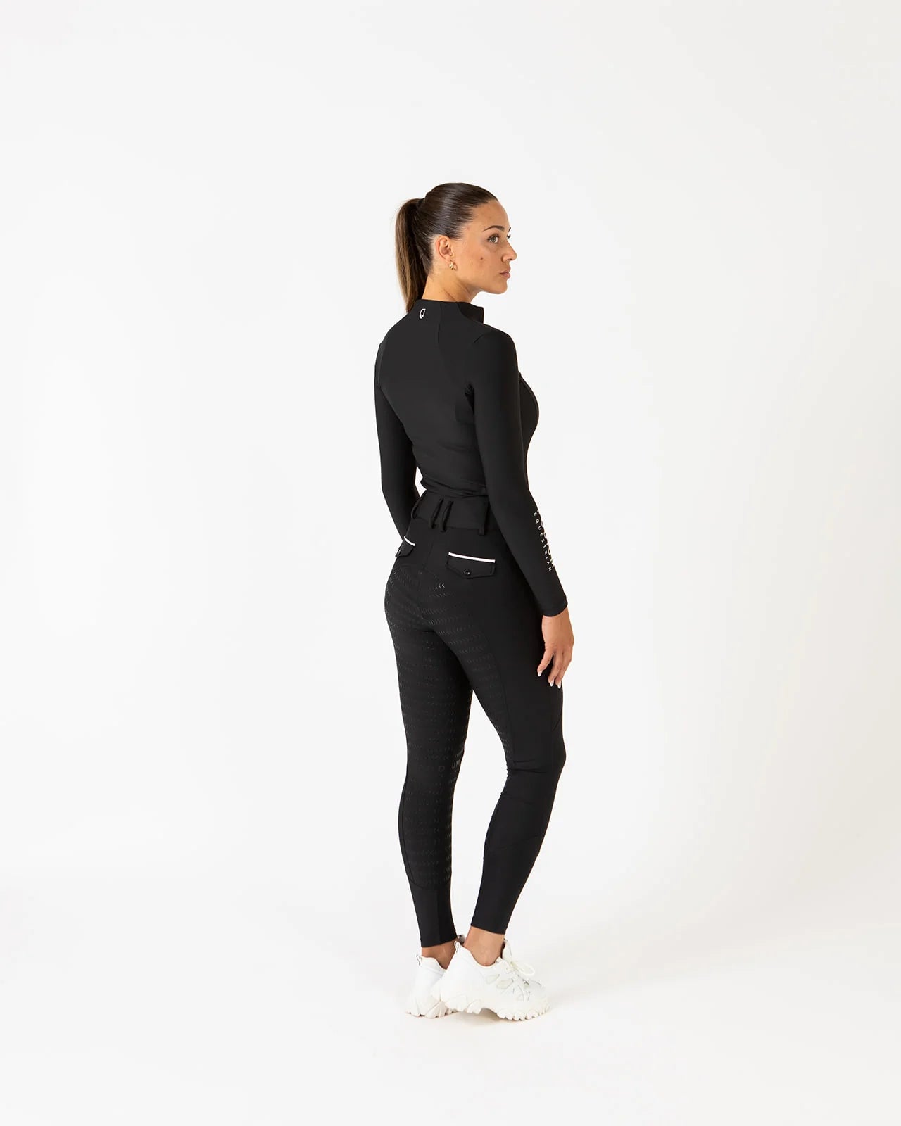 Pro Tech Competition Hybrid Breeches - Black - The Trading Stables