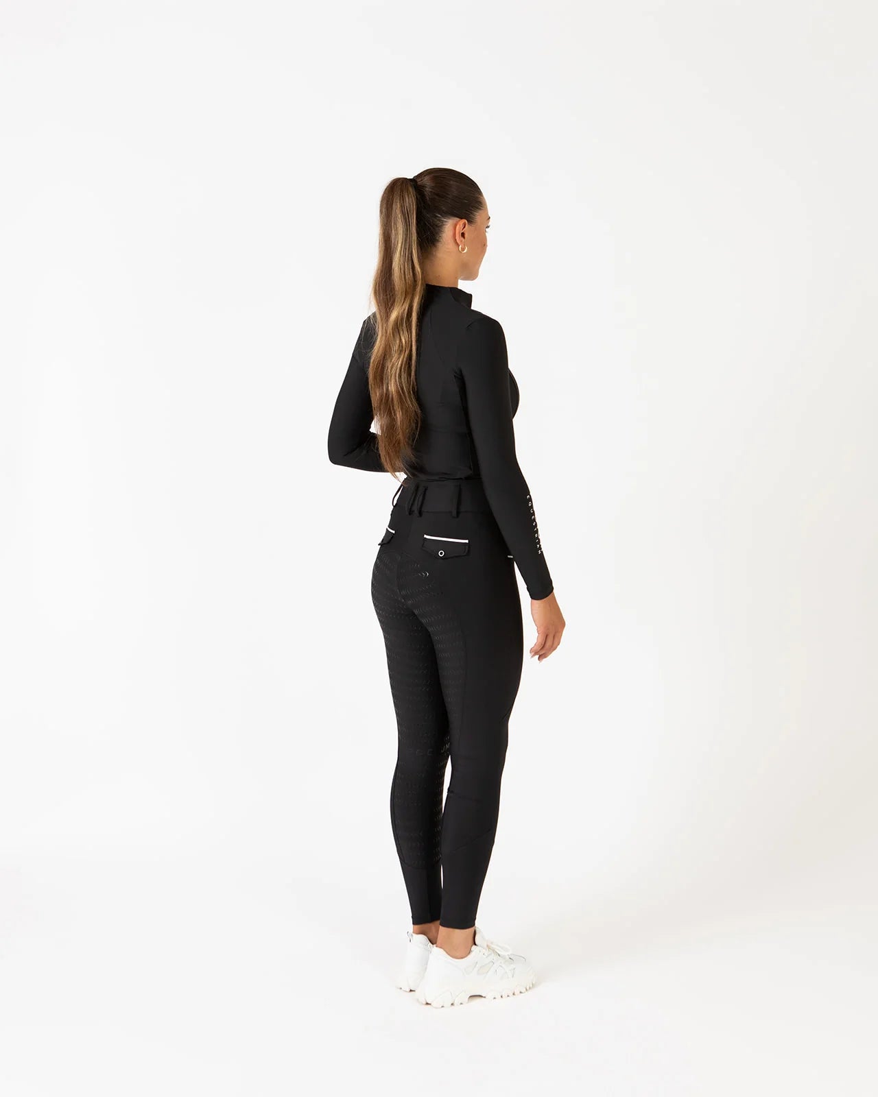Pro Tech Competition Hybrid Breeches - Black - The Trading Stables