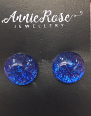 Annie Rose Royal blue Stud Earrings - The Trading Stables