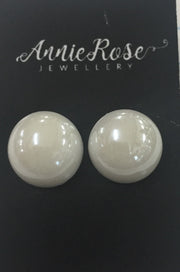 Annie Rose White Stud Earrings - The Trading Stables