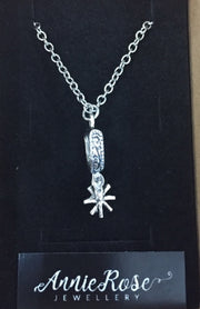 Annie Rose Silver Spur Necklace - The Trading Stables