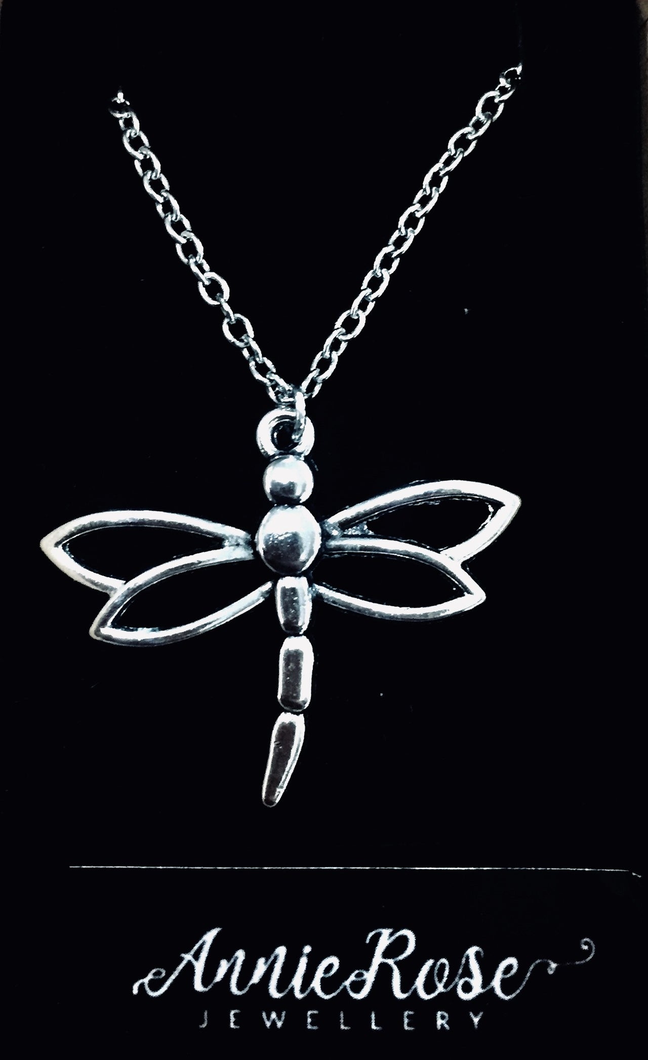 Annie Rose Silver Dragonfly - The Trading Stables
