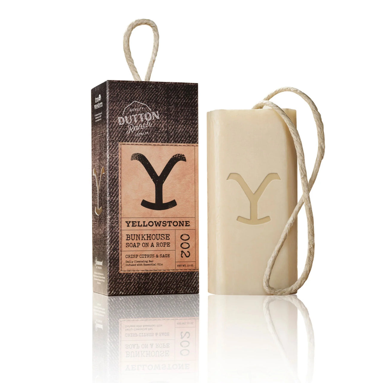 Tru Western Men's Yellowstone Bunkhouse Bar Soap on a Rope283g - The Trading Stables