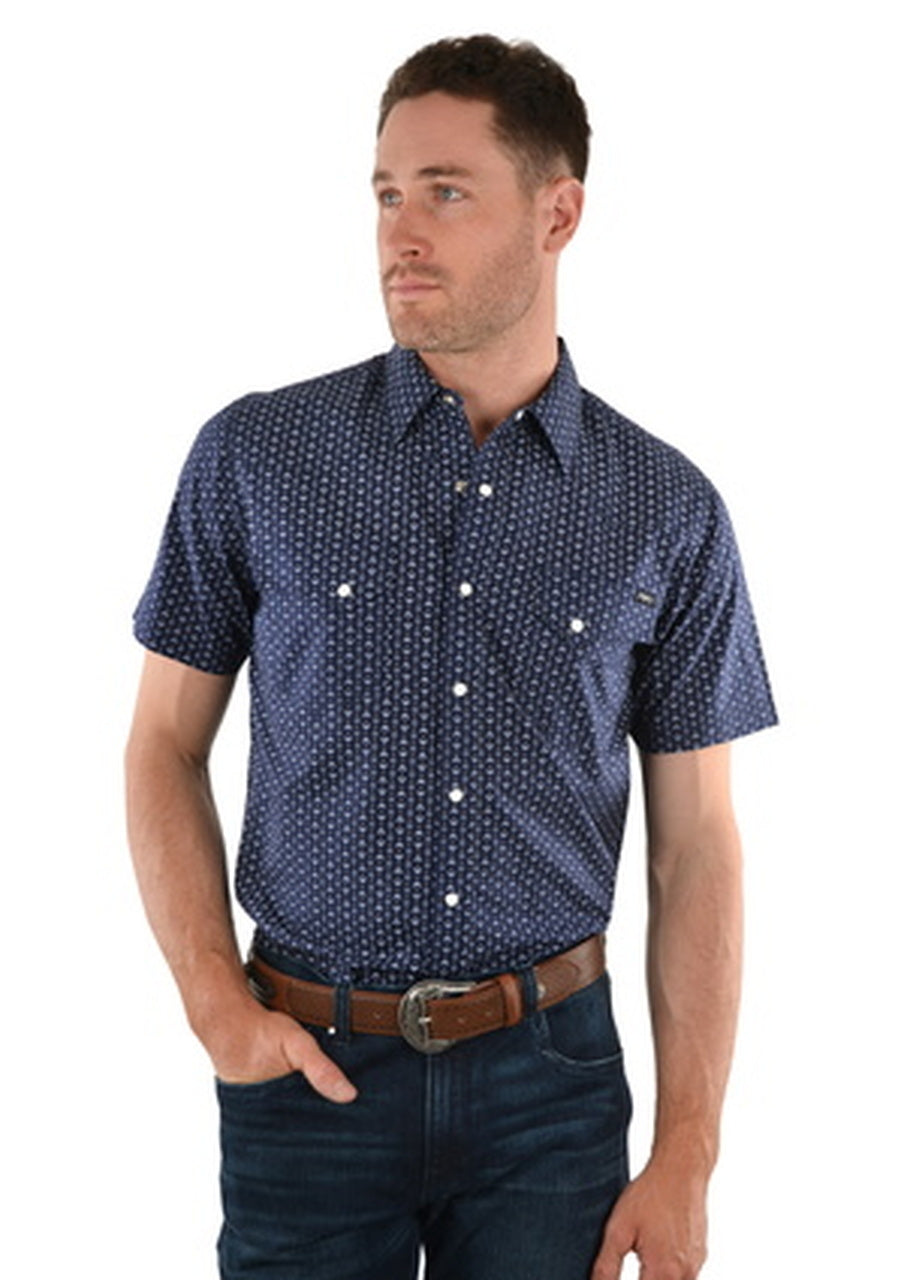 Mens Bailey Print S/S Shirt - The Trading Stables
