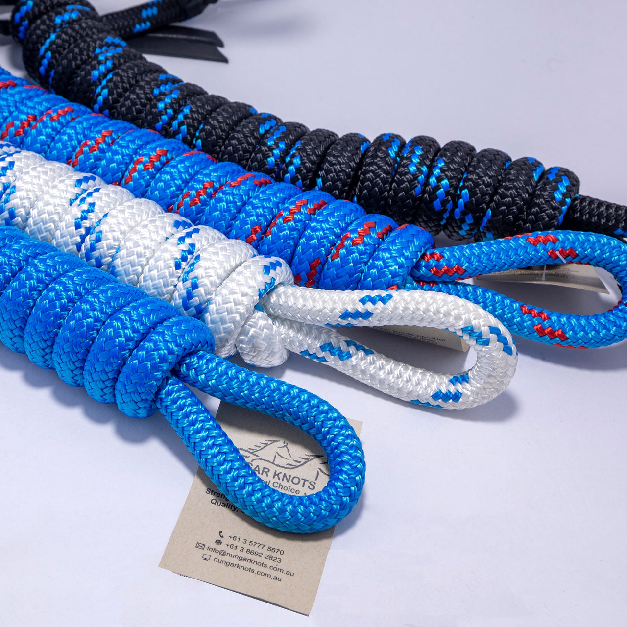 Nungar Knots 12ft Clipless Lead 12mm Yachting Rope - The Trading Stables