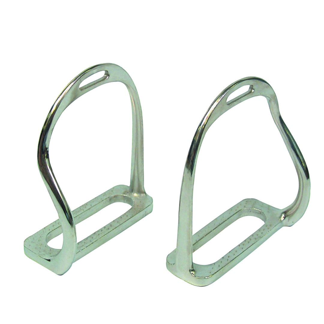 Showcraft Safety Irons Stainless Steele Stirrups - The Trading Stables