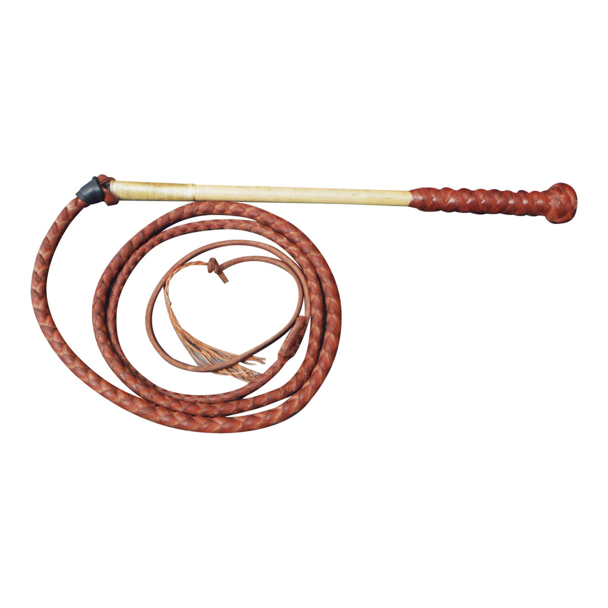 McAlister 4 Plait Chromehide Stockwhip - The Trading Stables