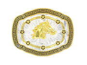 Fancy Horse Black Frame Buckle - The Trading Stables
