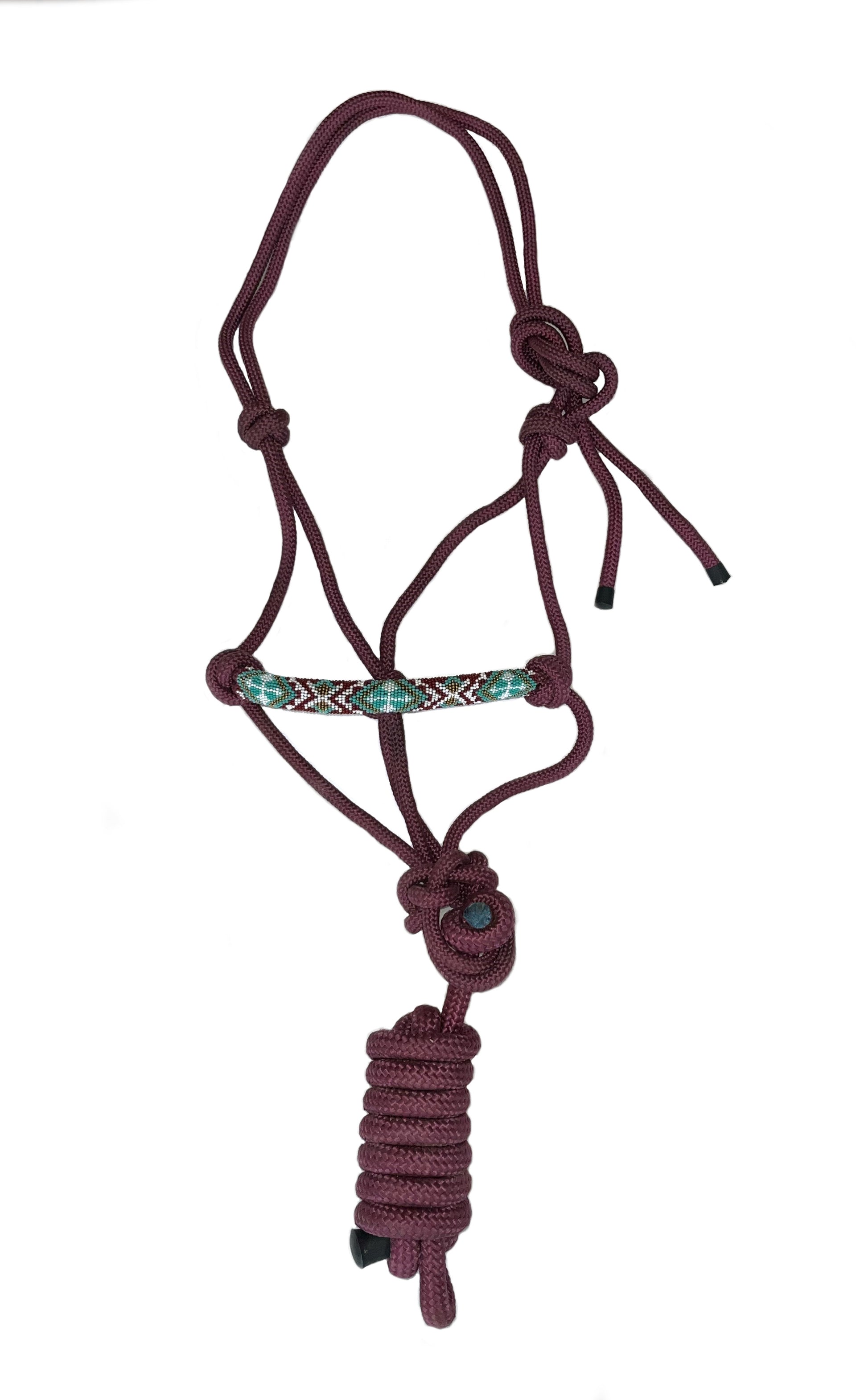 Equihart Beaded Western Rope Halter - The Trading Stables