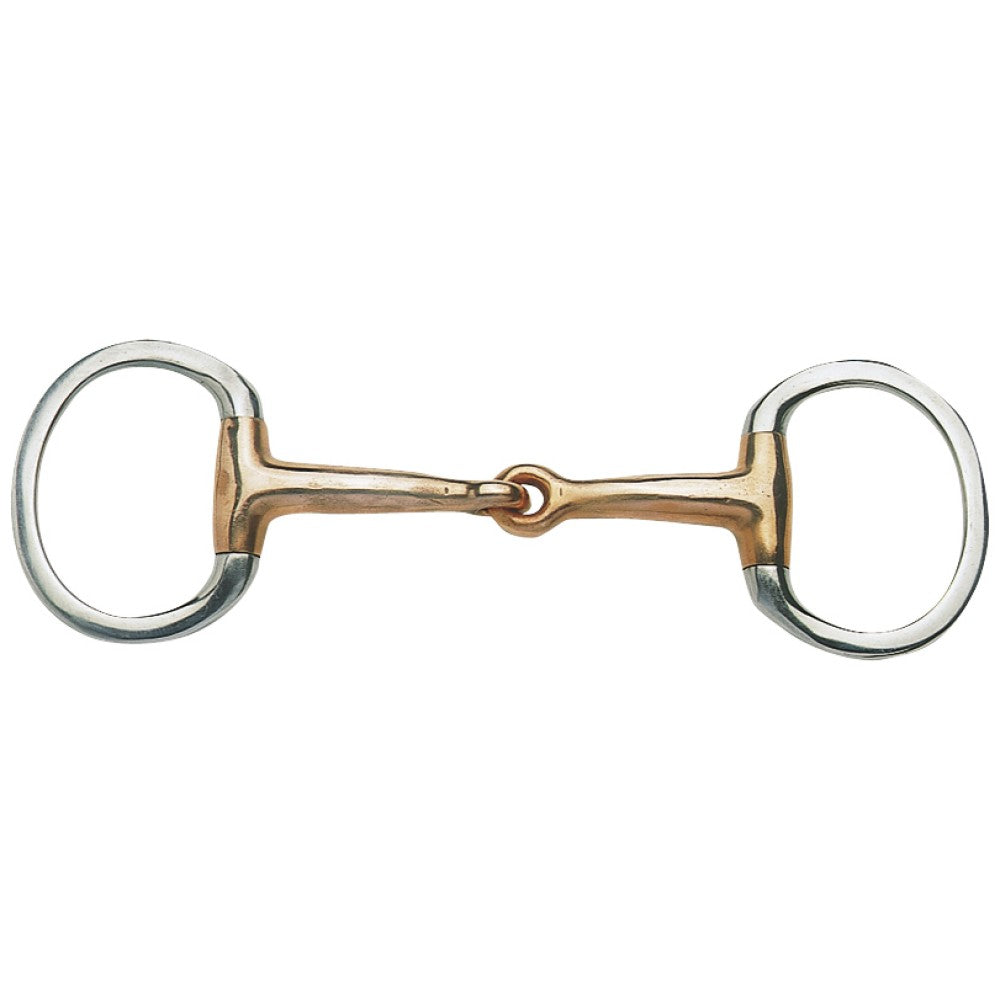 Eggbutt Snaffle Bit w/Thin Copper Mouth - The Trading Stables
