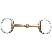 Eggbutt Snaffle Bit w/Thin Copper Mouth - The Trading Stables
