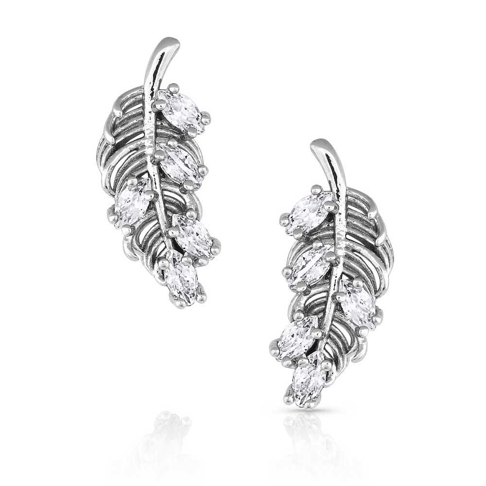 Montana Bridgerton Feather Earrings - The Trading Stables