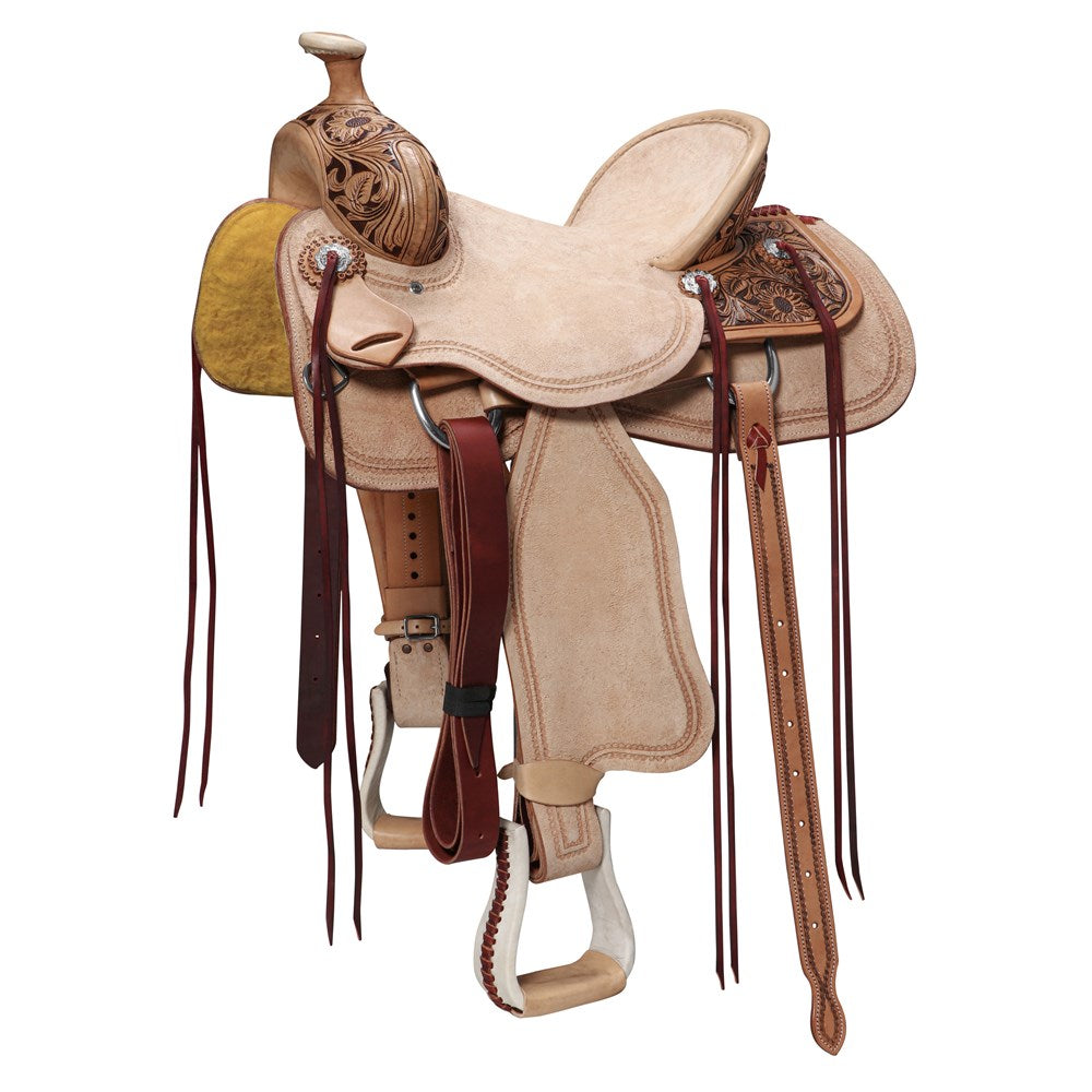 Fort Worth Rough Out Roper Saddle - The Trading Stables