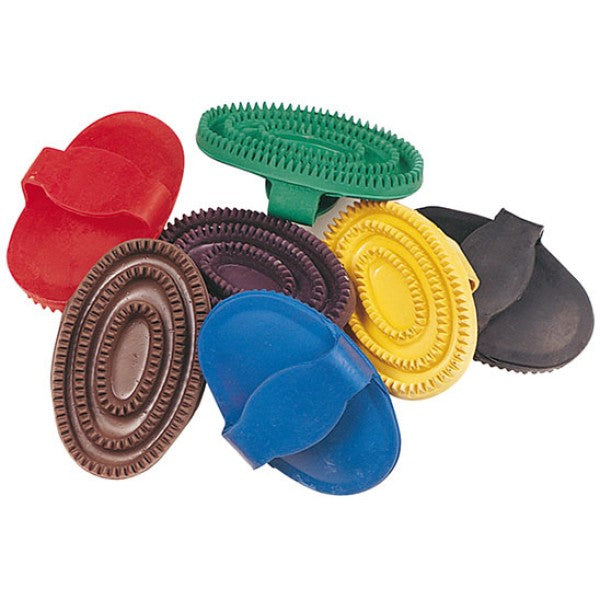 Rubber Curry Comb Small - The Trading Stables