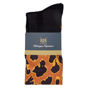 Huntington Knee High Riding Socks - Leopard - The Trading Stables