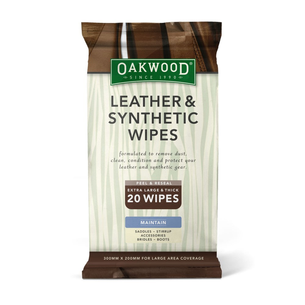 Oakwood Leather & Synthetic Wipes - The Trading Stables