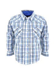 Boys Cater Check L/S Shirt - The Trading Stables
