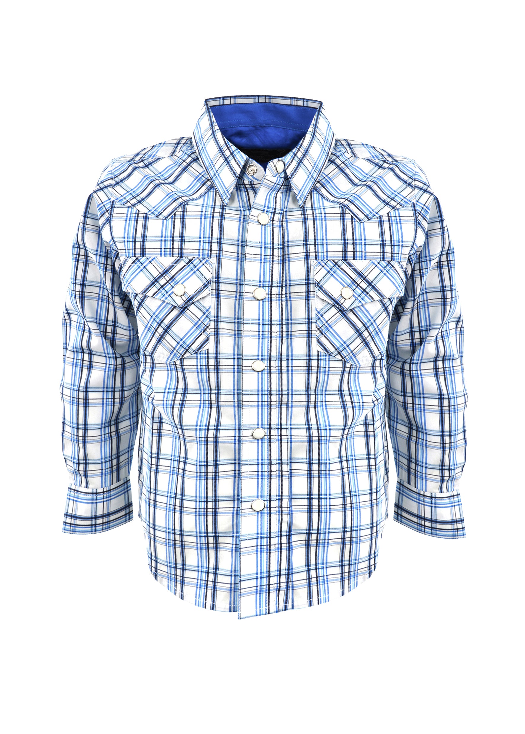 Boys Cater Check L/S Shirt - The Trading Stables