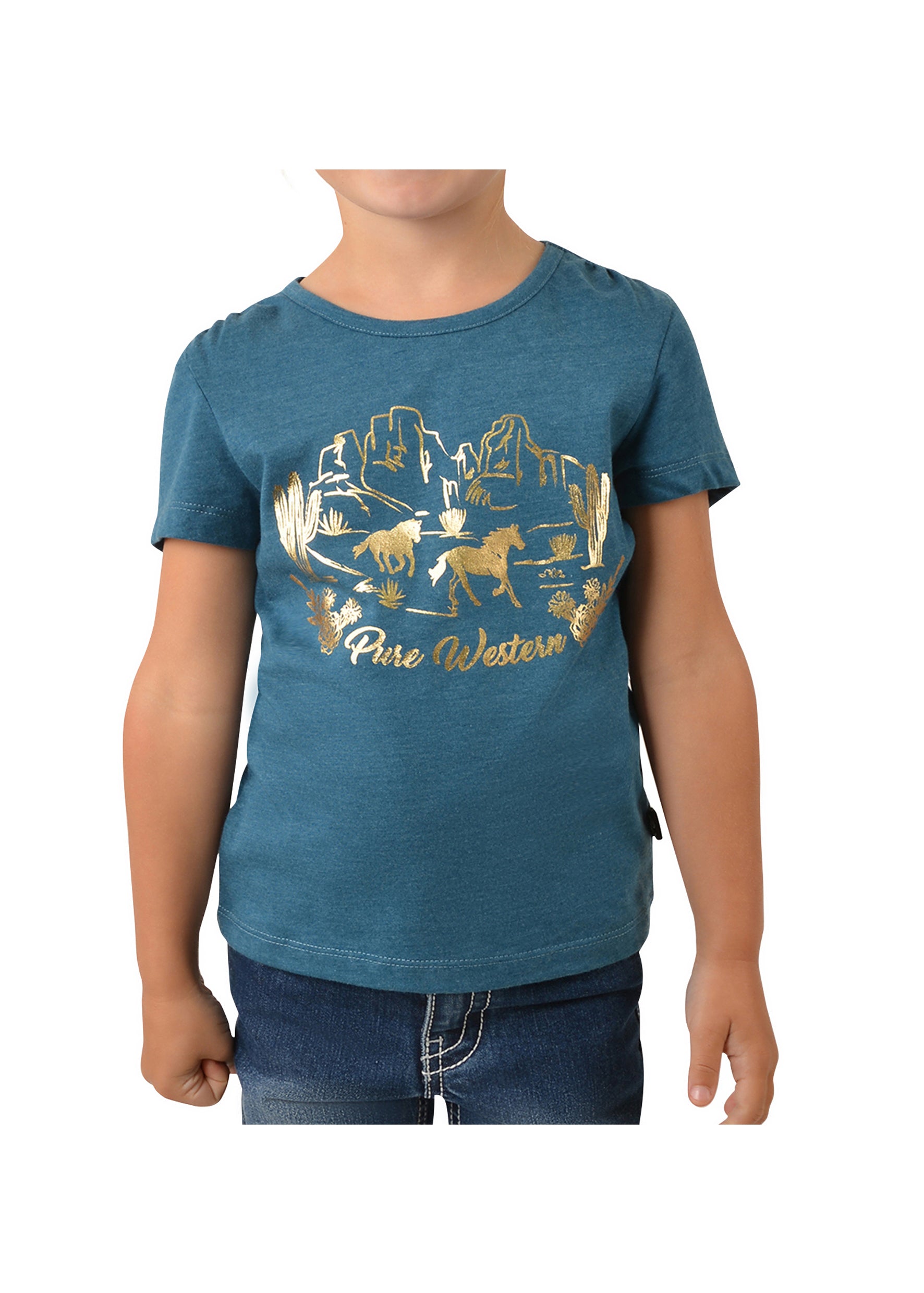 Pure Western Girls Etta Tee - The Trading Stables