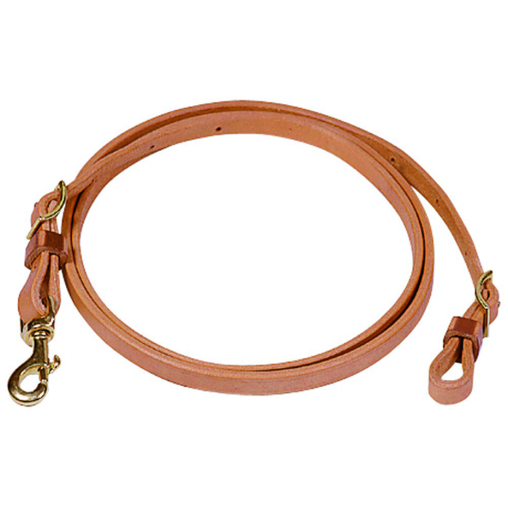 Schutz Harness Leather Roper Rein 5/8 Wide Solid Bronze - The Trading Stables
