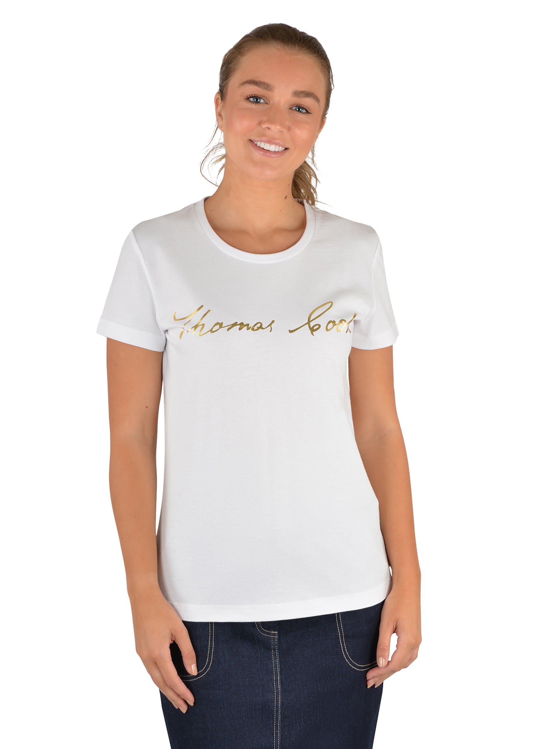 Thomas Cook Womens Script Tee - The Trading Stables