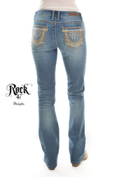 Wrangler Rock 47 Sits Above Hip Jeans - The Trading Stables