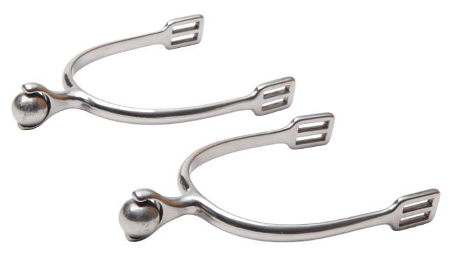 Zilco Solid Roller Ball Spurs - The Trading Stables