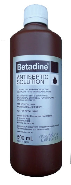 Betadine Solution - The Trading Stables