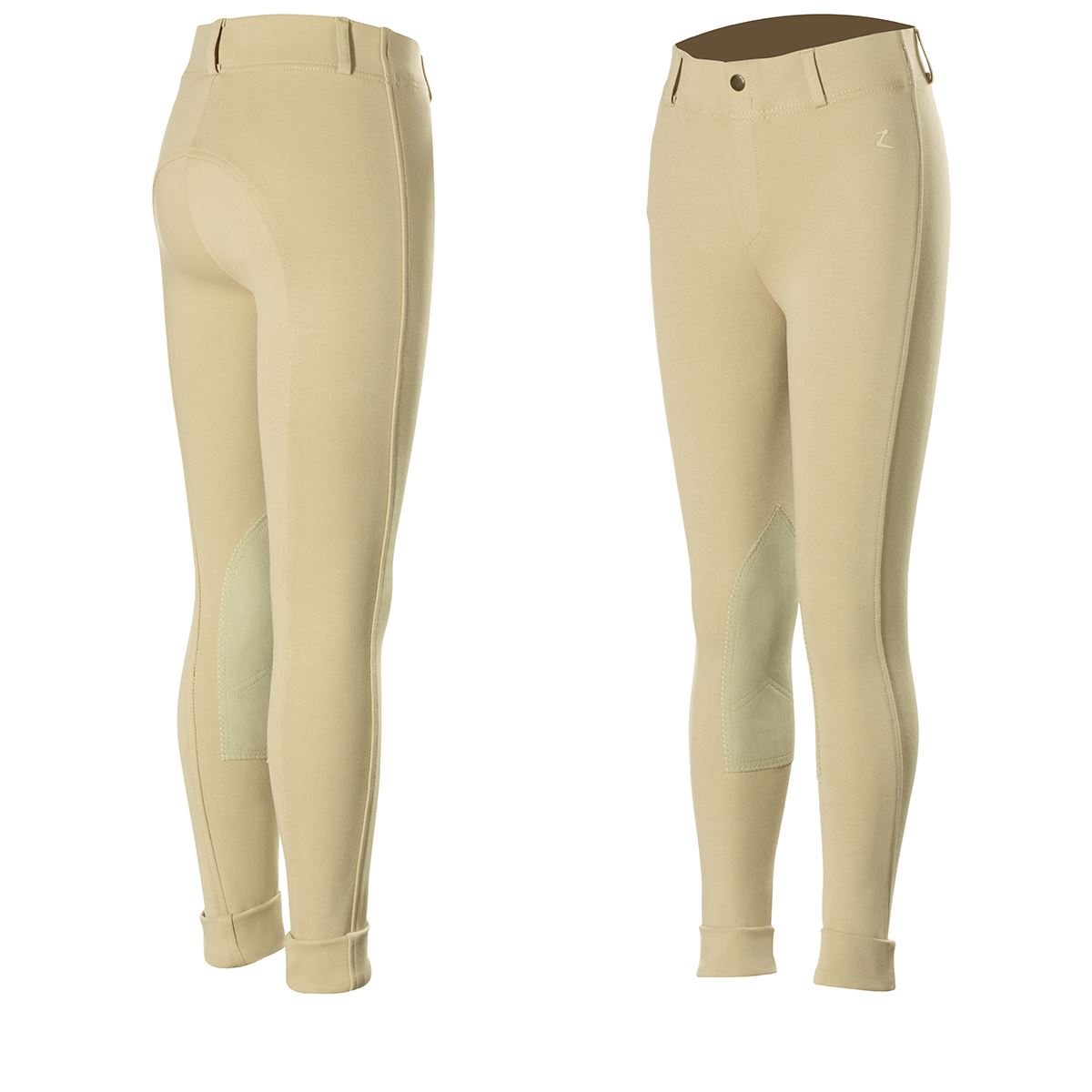 Horze Nora Kid's Pull-On Knee Patch Jods - The Trading Stables
