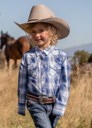 Pure Western Girls Jacinta Western Check Shirt - The Trading Stables