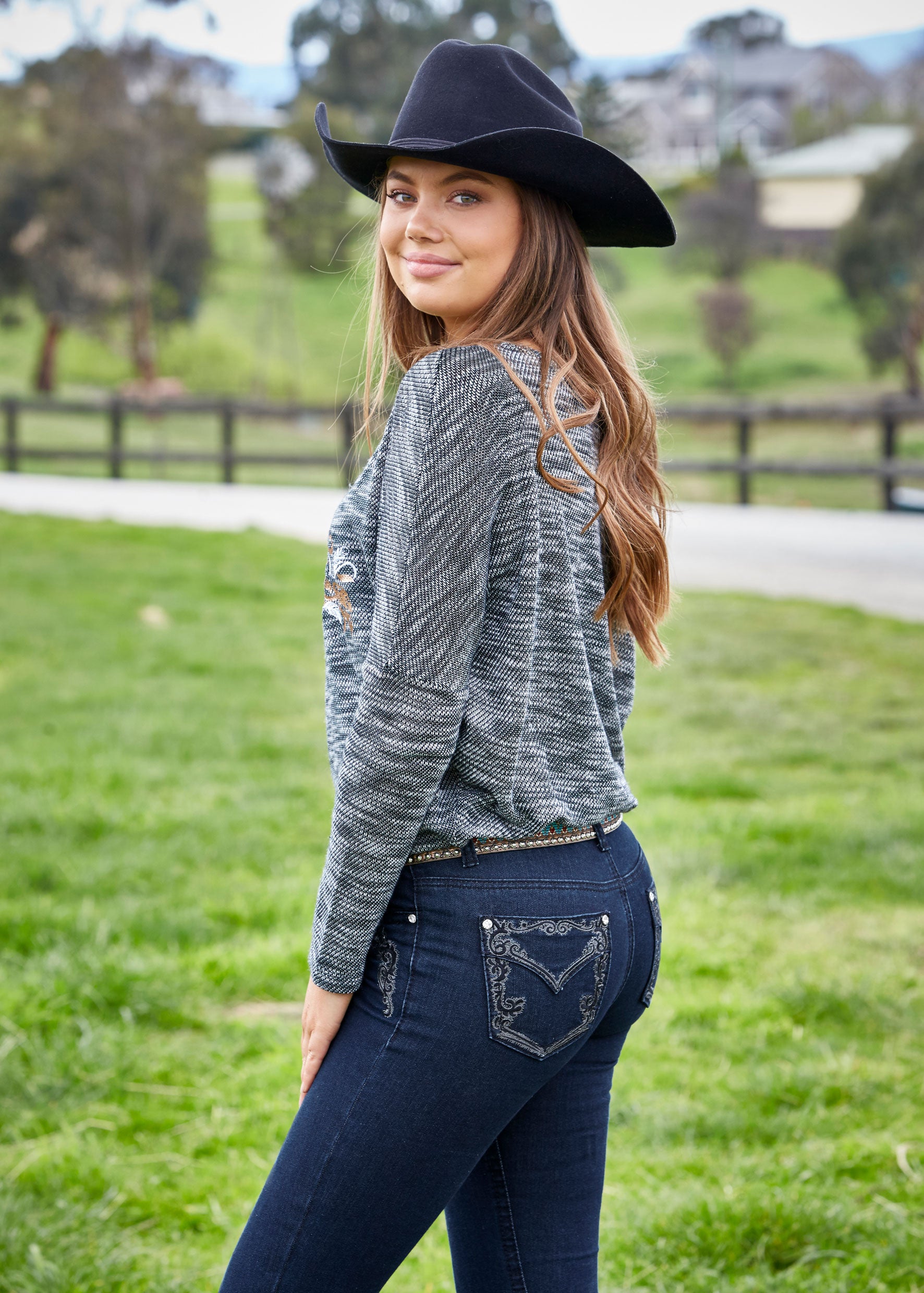Pure Western Delilah Skinny Jean - The Trading Stables