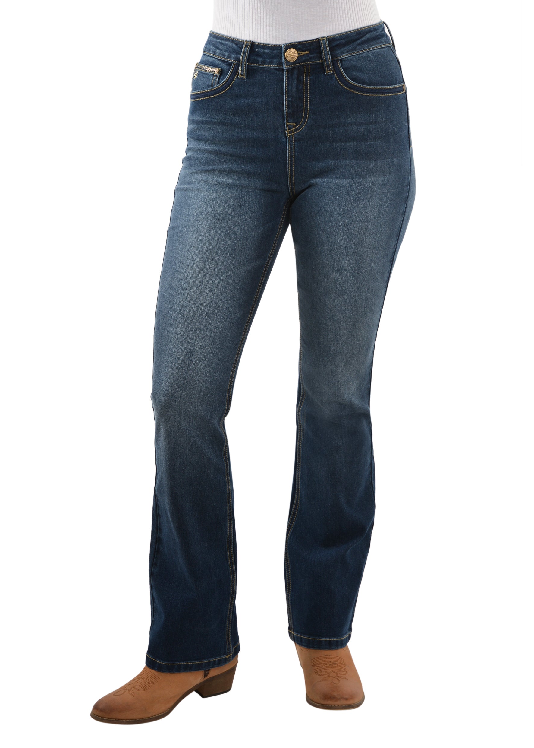 Pure Western Women's Brady High Waisted Jeans - The Trading Stables