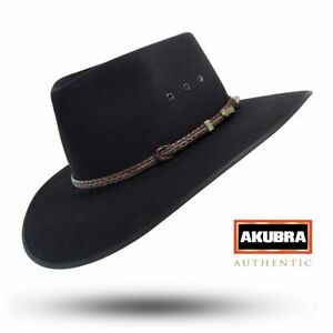 Akubra Cattleman Black - The Trading Stables